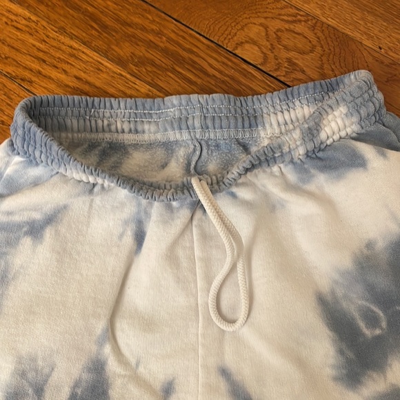 Blue and white tie dye sweatpants. Size S. EUC - Picture 2 of 4